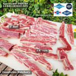 Beef rib SHORTRIB daging iga sapi  frozen Australia AMH 3-4 RIBS crossed cuts 3/8" & 1" (price/kg)